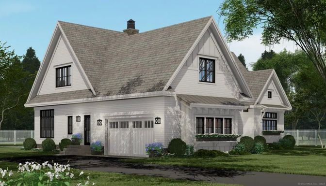 Attached, Exterior, Facade, Farmhouse