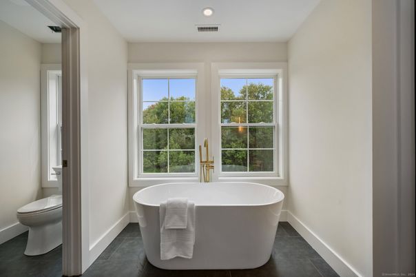 Bathroom, Free Standing Baths, Interior, Recessed Lighting