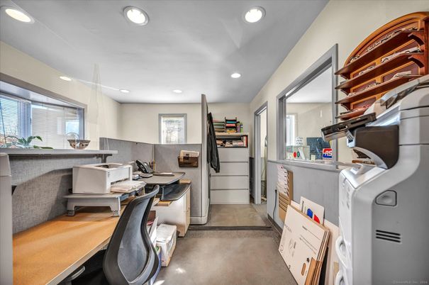 Home Office, Interior, Recessed Lighting