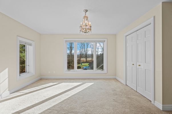 Chandelier, Empty room, Interior