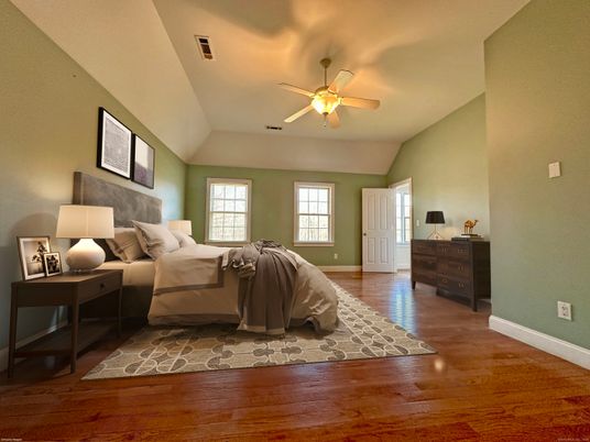 Bedroom, Interior, Wood Texture Flooring