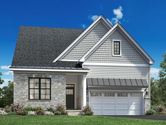 Attached, Exterior, Facade, Brick Traditional