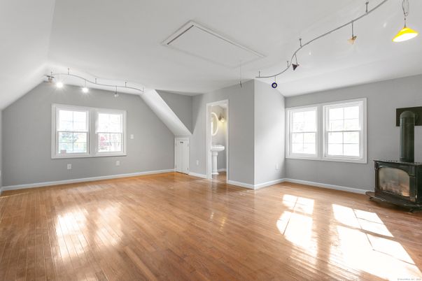 Empty room, Fireplace, Interior, Wood Texture Flooring