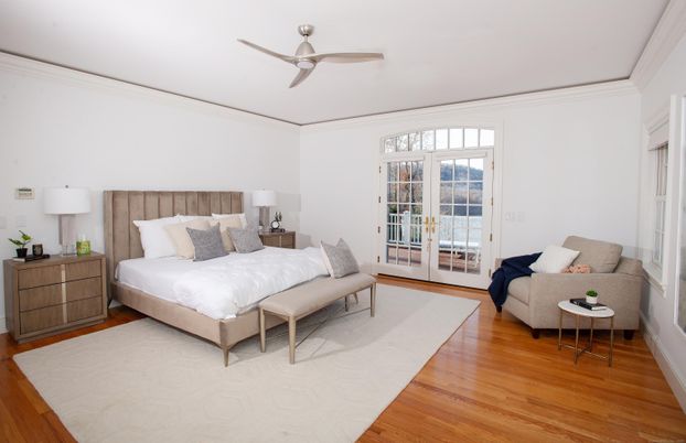 Bedroom, Interior, Wood Texture Flooring