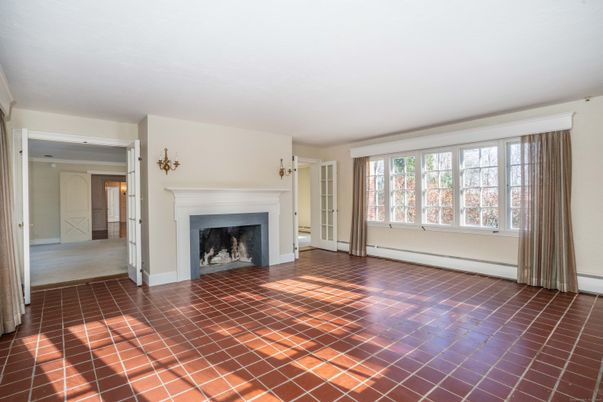 Empty room, Fireplace, Interior