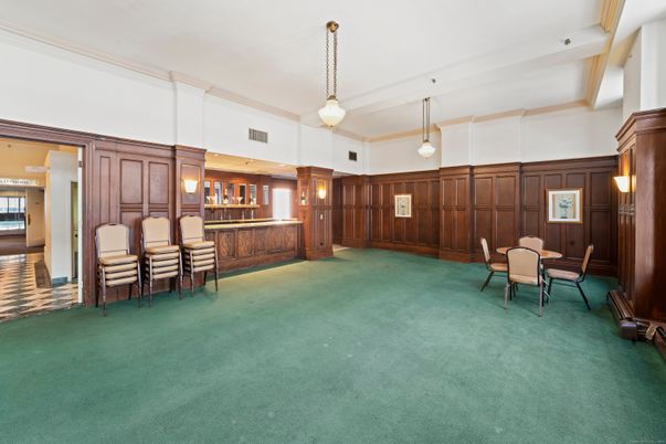 Dining room, Interior, Pendant Lights, Wooden Walls