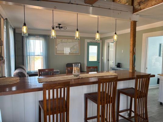 Interior, Pendant Lights, Wood Texture Flooring