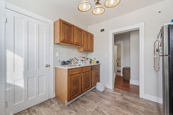 Interior, Kitchen, Wood Texture Flooring