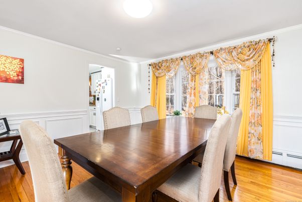 Dining room, Interior, Wood Texture Flooring