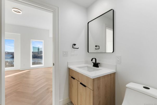 Bathroom, Interior, Wood Texture Flooring