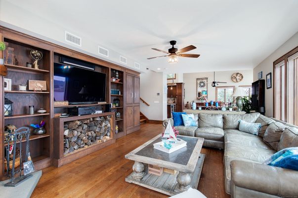 Fireplace, Interior, Living room, Wood Texture Flooring