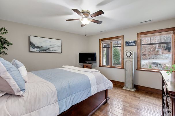 Bedroom, Interior, Wood Texture Flooring