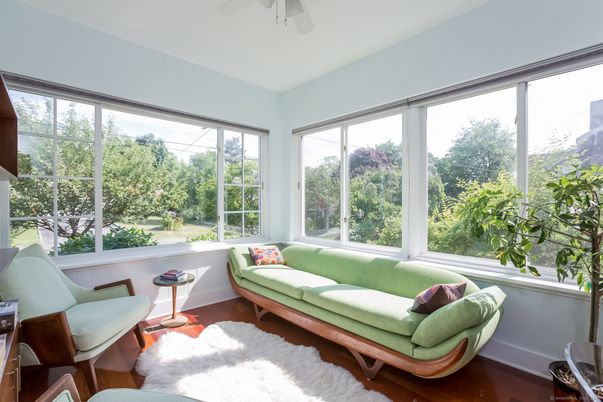 Interior, Sun Room, Wood Texture Flooring