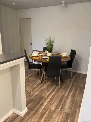 Dining room, Interior, Wood Texture Flooring