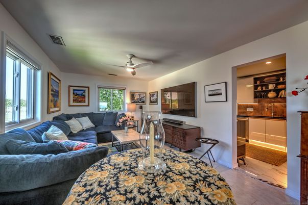 Interior, Living room, Recessed Lighting