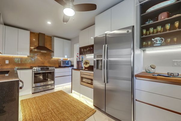 Interior, Kitchen, Recessed Lighting, Stainless Steel Appliances