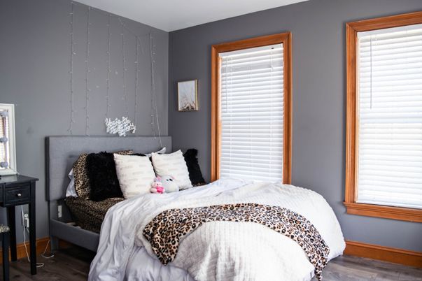Bedroom, Interior, Wood Texture Flooring