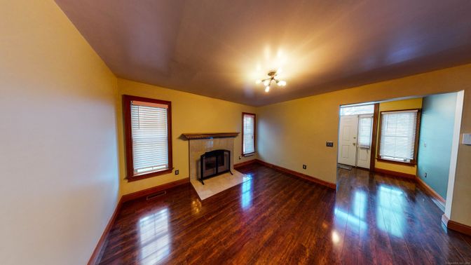 Empty room, Fireplace, Interior, Wood Texture Flooring