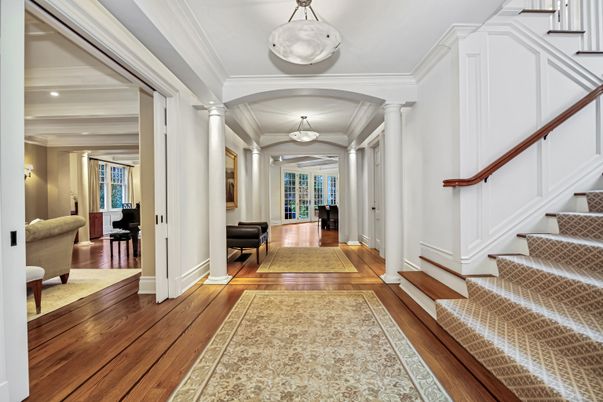 Interior, Pendant Lights, Piano, Wood Texture Flooring