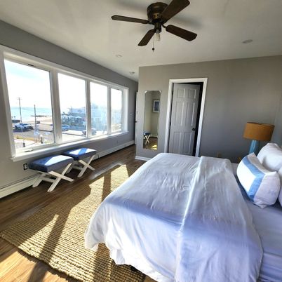 Bedroom, Interior, Water, Wood Texture Flooring