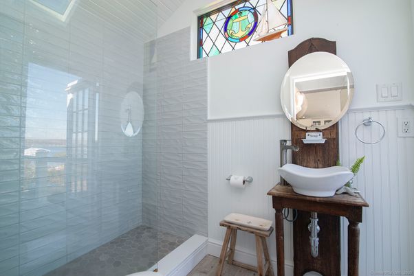 Bathroom, Glass Shower, Interior