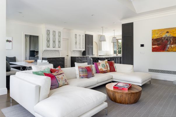 Dining room, Interior, Kitchen, Living room, Pendant Lights, Recessed Lighting, Wood Texture Flooring