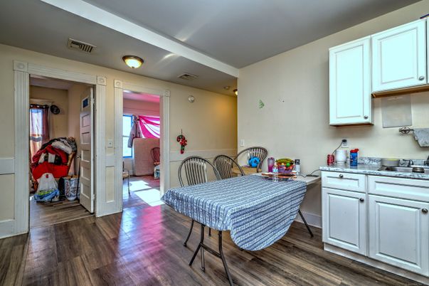 Dining room, Interior, Wood Texture Flooring