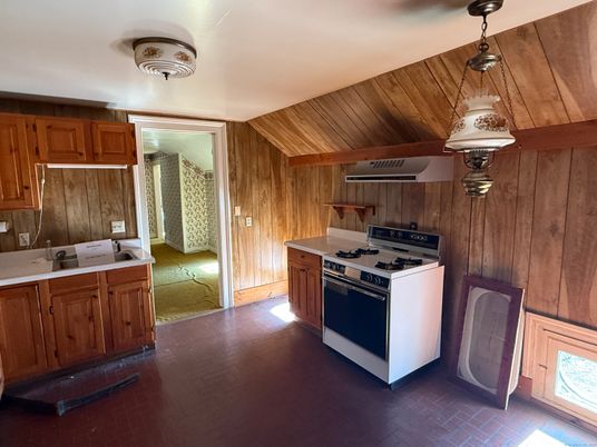 Interior, Kitchen, Pendant Lights, Wooden Ceilings, Wooden Walls