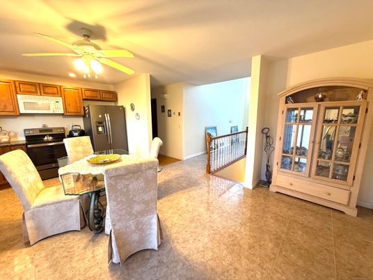 Dining room, Interior, Kitchen, Stainless Steel Appliances