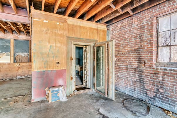 Interior, Stone Walls, Wooden Beams