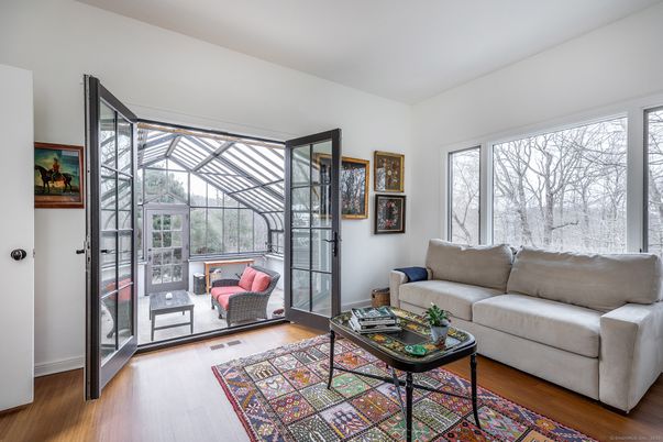 Interior, Living room, Sun Room, Wood Texture Flooring