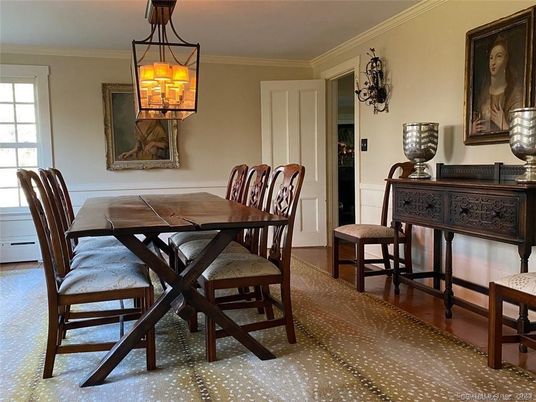 Dining room, Interior, Wood Texture Flooring