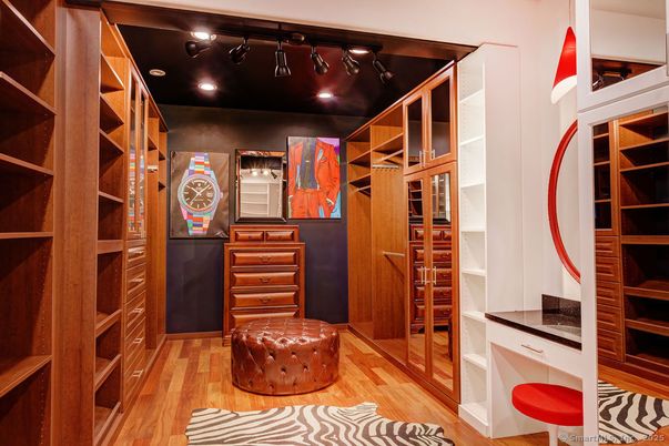 Interior, Recessed Lighting, Walk-in Closets, Wood Texture Flooring