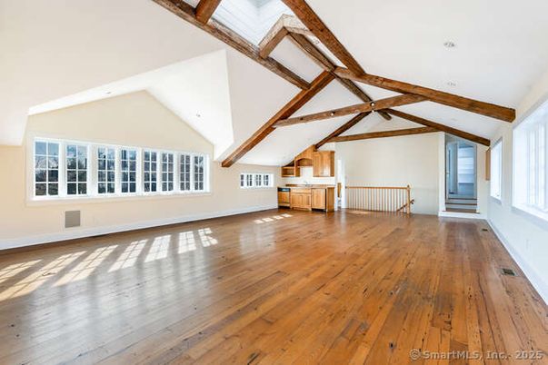 Empty room, Interior, Wooden Beams, Wood Texture Flooring