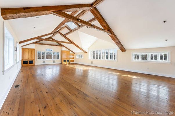 Empty room, Interior, Wooden Beams, Wood Texture Flooring