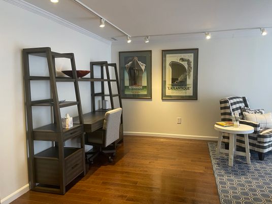 Home Office, Interior, Wood Texture Flooring