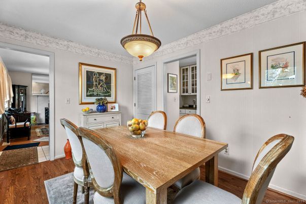 Dining room, Interior, Wood Texture Flooring