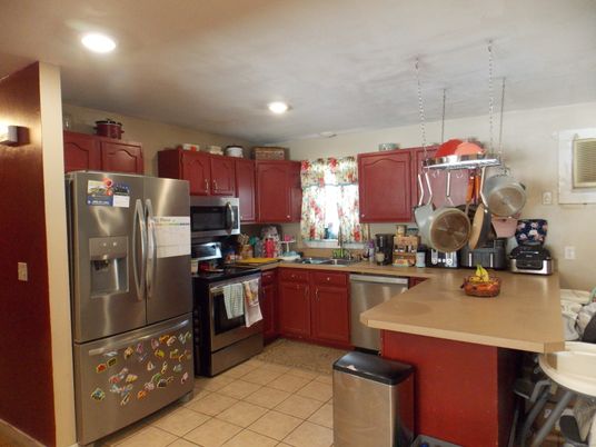 Interior, Kitchen, Recessed Lighting, Stainless Steel Appliances