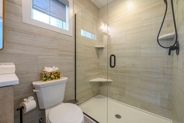 Bathroom, Glass Shower, Interior