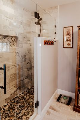 Bathroom, Glass Shower, Interior