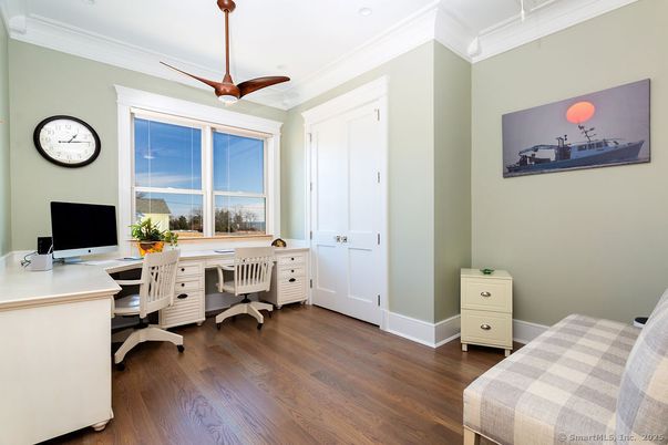 Home Office, Interior, Wood Texture Flooring