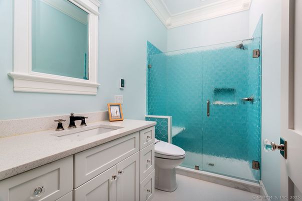 Bathroom, Glass Shower, Interior