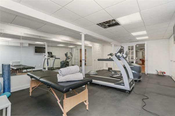 Fitness Equipment, Interior, Recessed Lighting
