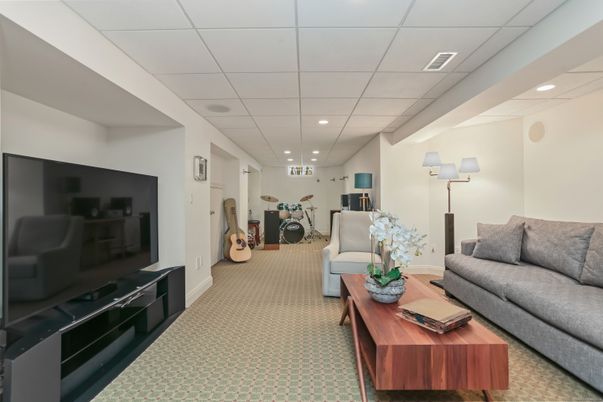 Interior, Living room, Recessed Lighting
