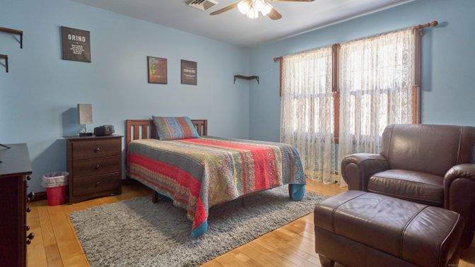 Bedroom, Interior, Wood Texture Flooring