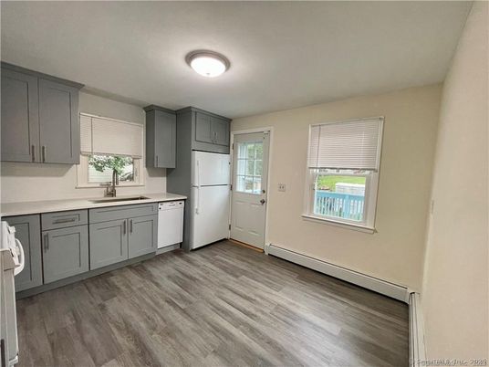 Interior, Kitchen, Wood Texture Flooring