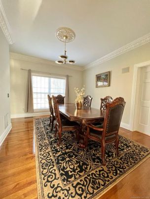 Dining room, Interior, Wood Texture Flooring