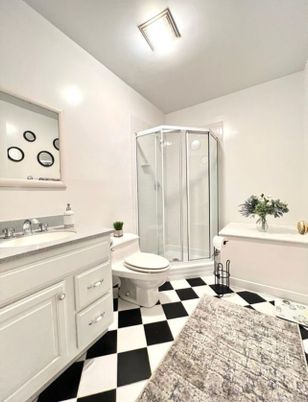 Bathroom, Glass Shower, Interior