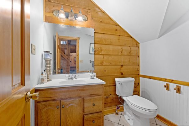 Bathroom, Interior, Wooden Walls
