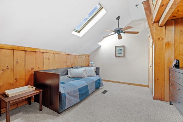 Bedroom, Interior, Wooden Walls